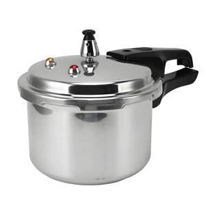 lot 9037 image: Glomora Aluminum Alloy Pressure Cooker, Small Pressure Cooker 3 Quart 18cm Bottom for Gas Stoves, Durable and Easy Clean, Ideal for Beans, Meats, Soups for Home Cooking