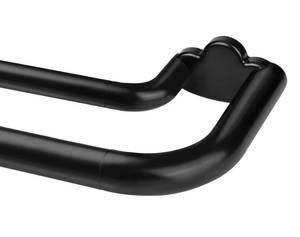 lot 9049 image: Double Curtain Rods 32 to 58 Inches, HOTOZON Blackout Double Curtain Rods for Windows 20 to 54 Inches (1.6-4.5 ft), 68 Inches Wrap Around Room Darkening Telescoping Drapery Rod, Black
