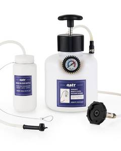 lot 11093 image: Orion Motor Tech Pressure Bleeder, 2.5L Pressure Brake Bleeder Set with 49.5mm Adapter, 2.6qt Manual Power Brake Bleeder with 500mL Brake Bleeder Bottle Compatible with GM Models Chevrolet Chrysler