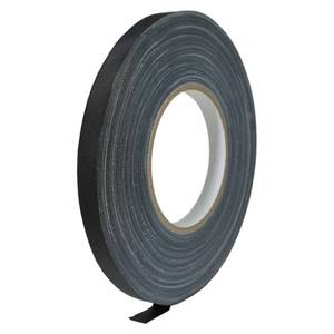 lot 12217 image: GGR Supplies T.R.U. CGT-80 Black Gaffers Stage Tape with Rubber Adhesive, 12 in. Wide x 60 Yards Length, 12MIL Thickness (Pack of 1)