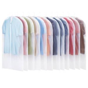 lot 12243 image: Carbrea 12 Pack Garment Bags for Hanging Clothes - Translucent Suit Bag for Closet Wardrobe Storage Travel - 24in x 42in