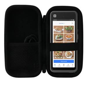 lot 12262 image: WERJIA Hard Case Compatible with Square Handheld - Portable POS - Credit Card Machine Point of Sale Card Reader Travel Case (Black)