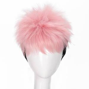 lot 12288 image: TOPHR Pink and Black Wig for Anime Cosplay, Short Sukuna Wig Heat resistant Fiber Synthetic Hair for Halloween or Party Costume