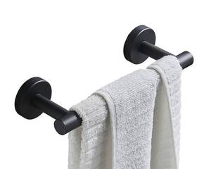 lot 12304 image: Hand Towel Holder for Bathroom Hardware Set, SUS304 Stainless Steel Towel Bar, 9-Inch Matte Black Bathroom Accessories Towel Rack, Wall Mounted.
