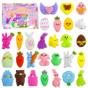 lot 12322 image: Easter Egg Fillers - 30 Pack Kawaii Mochi Squishy Toys for Easter Basket Stuffers, Mini Cute Squishies Squeeze Toy Easter Party Favors, Easter Gifts for Kids Classroom Prizes School Rewards