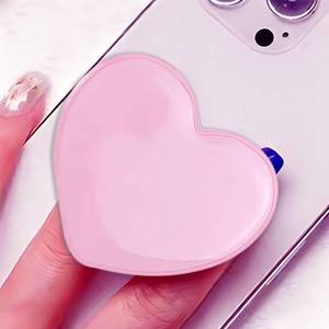 lot 12354 image: Xerial Cute Heart-Shaped Phone Grip - Pink Love Handle Phone Grip, Large Shinny 3D Phone Mount Holder Stand, Compatible with Kindle, iPhone - Christmas Valentines Gift for Girls Women