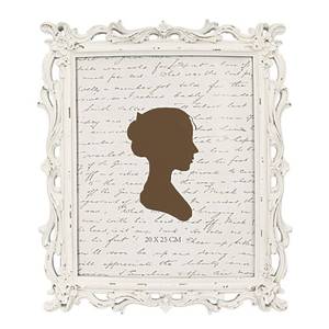 lot 13385 image: AELS 8x10 Inch Vintage Picture Frame, Elegant Antique Photo Frames with Glass Front, Photo Display, Tabletop Wall Hanging, Gift Ideas, Off White
