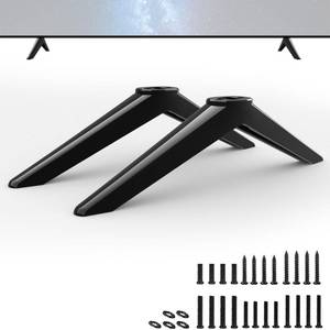 lot 14204 image: TV Stand for Philips TV Legs, for Philips TV Stand 32PFL4664F7 43PFL4662F7 43PFL4775F7 50PFL4662F7 50PUL7672F7 55PFL5602F7 55PFL5766F7 65PFL5703F7 with Screws, Black