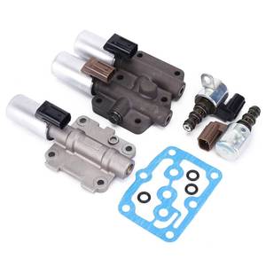 lot 14222 image: Transmission Solenoid Kit Compatible with Honda Accord Odyssey Pilot Acura TL MDX CL 1997-2007 - 5PCS Shift Solenoid Valve Set with Gasket for BAXA MAXA BAYA Transmission