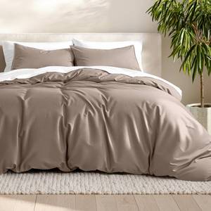 lot 14223 image: Bare Home Bedding Duvet Cover King Size - Premium 1800 Super Soft Collection - Lightweight, Cooling - Soft Breathable Bedding Duvet Cover (King, Taupe)