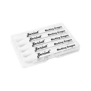 lot 14233 image: ZERINT Industrial Wax Marking Crayons - White (5-Pack) for Tires, Metal, Wood, Glass and Plastic - 100mm Long-Lasting Crayons, High Visibility and Scratch Resistant(HT-921W)