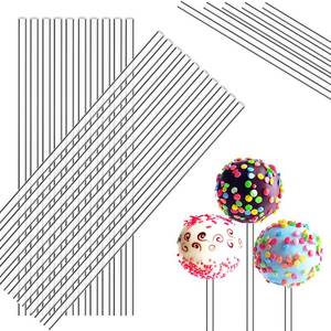 lot 14279 image: Zopeal 200 Pcs Acrylic Lollipop Sticks Clear Cake Pops Rods Cake Topper Candy Cupcake Treat Stick for Wedding Chocolate Cookie Dessert Handmade DIY Crafts Party Decor Gardening(4 x 0.12 Inches,Clear)