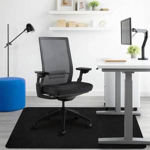 lot 14282 image: SHAREWIN Black Office Chair Mat, Durable Desk Chair Mats for Hardwood Floor and Tiles, Under Rolling Chairs for Easy Glide and Protection (36in X 47in)