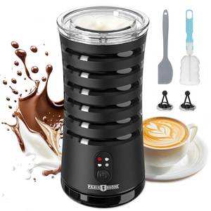 lot 14298 image: Electric Milk Frother, Paris Rhne 4-in-1 Milk Steamer and Frother, Hot and Cold Foam Milk Warmer with Temperature Control, Auto Shut-Off Frothers for Coffee, Latte,Macchiato, Cappuccino