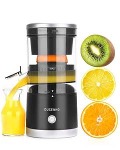 lot 14309 image: DUSENHO,Electric Juicer Rechargeable - Citrus Juicer Machines with USB and Cleaning Brush Portable Juicer for Orange, Lemon, Grapefruit