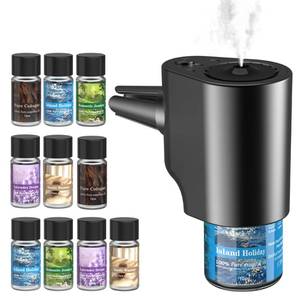 lot 14312 image: Car Air Freshener, 5 Scents, 10 Refills, Smart car Air Freshener for Vent Clips, Auto OnOff, Three Spray Modes, Car Fresheners Long Lasting (1Pack)