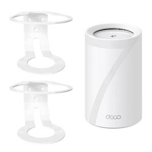 lot 15384 image: Compatible Wall Mount Deco WiFi 7 Wall Mount, 2 PACK Sturdy Metal Made Mount Stand Holder for DecoBE75BE85BE95BE17000BE22000 Whole Home Mesh WiFi 7 Space-Saving Wall Hanging Bracket Holder