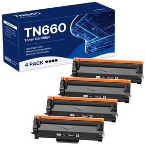 lot 15385 image: WEAREC Compatible Toner Cartridge Replacement for Brother TN660 TN-660 TN630 High Yield Work with HL-L2300D HL-L2360DW MFC-L2740DW MFC-L2700DWR DCP-L2540DN Printer(Black,4 Pack)