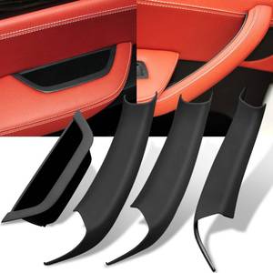 lot 16111 image: Jaronx Compatible with BMW X3 F25X4 F26 Door Handle Cover, 4PCS Driver Side Door Armrest Insert and Interior Passenger Pull Handle Covers for BMW X3 F25 2010-2016, X4 F26 2014-2017 (Black)