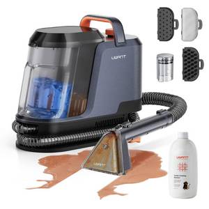 lot 19239 image: Uwant Carpet Cleaner Machine 18Kpa Powerful Suction, Portable Carpet Cleaner with Cleaning ToolsandSelf-cleaning Set for Cars,Sofa set of 1 (Margaret-Textile)