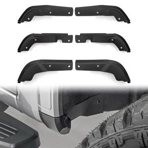 lot 19291 image: Vinomkii Mud Flap Compatible with GMC Sierra 1500 2019-2025 No-Drill Front and Rear Side 6PCS Mud Splash Guard Accessories