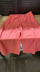 lot 20026 image: Coral Pink Off-Shoulder Jumpsuit Large