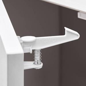 lot 20039 image: Inaya Cabinet Locks Child Safety Latches (Pro Extended) - Baby Proofing Cabinets and Drawers Locks - Child Proof Your Home - No Drilling and No Tools Required (12 Pack)