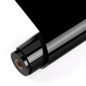 lot 4483 image: Black Heat Transfer Vinyl Roll with Instructions