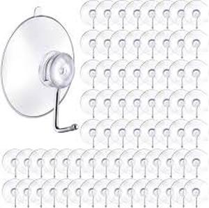 lot 6021 image: Suction cups 120 pieces with hooks