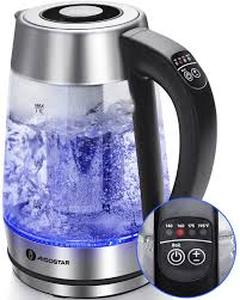 lot 9026 image: AIGOSTAR Variable Temperature Electric Kettle 1500W