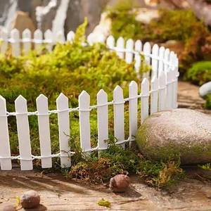 lot 10011 image: 112 Scale Miniature Fairy Garden Fence, 35x1.97 Inches Fairy Garden Accessories Outdoor Wood Picket Fence,DIY Flowerpot Decoration, Dollhouse D�cor Mini Garden Decoration