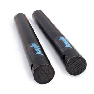 lot 10017 image: bayite Ferro Rods 12 X 5 XL Survival Fire Starter Drilled Flint Steel Ferrocerium Rod with Toggl