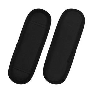 lot 10022 image: 2 Pack Black Soft Shoulder Strap Pad for Luggage Straps & Bags - Ultra Comfortable Shoulder Pads for Bag Straps - Breathable��Lightweight, Adjustable Fit for Comfort