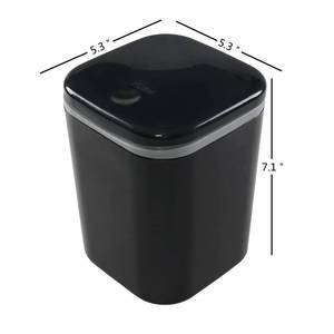 lot 18347 image: Hommp 0.5 Gallon Tiny Countertop Trash Can, Mini Desktop Garbage Can