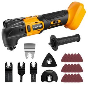 lot 1706 image: Oscillating Multi-Tool Kit Compatible With DEWALT 20V Battery,Cordless Oscillating Tools With Brushless Motor,6 Speed,22PCS Accessories,4° Oscillation Angle for CuttingGrindingSanding(Tool Only)