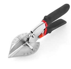 lot 2126 image: Multi Angle Miter Shear Cutter Hand Tools,45-135 Degree Adjustable Angle Scissors Trim Shears Tools for Vinyl Wood Molding Trim