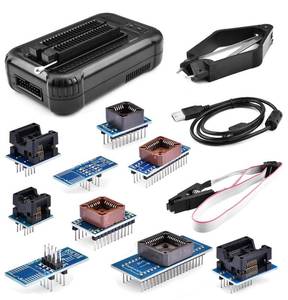 lot 2147 image: T48 TL866-3G Programmer,TL866II Upgrade Programmer Support 31000 ICS for SPINANDEMMCEMCPFlashMCUTesterTL866CS TL866II Plus (12 Parts)