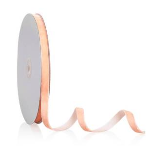 lot 4049 image: 38in X 20 Yards Peach Velvet Ribbon for Christmas Tree Wreath Decoration Handmade Crafts Ornaments Gift Wrapping and Bow Making