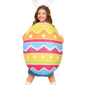 lot 4078 image: Benwanfee Easter Egg Costume - Unisex Adult, Yellow - Felt - Easter - Large - Pull On - Adults - Costume