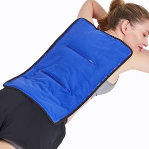 lot 5078 image: Koo-Care Extra Extra Large Gel Ice Pack for Injuries Reusable Flexible Cold Therapy Compress with Wrap for Full Back, Hip, Thigh, Knee, Shin - Pain Relief for Post-surgery Recovery XXL, 13 x 21.5 Inch