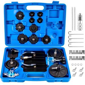 lot 5094 image: Yunziling 12 Piece Professional Brake Master Cylinder Bleeder Kit � Universal Brake Bleeder Adapter Set for Most Vehicles, Ideal for Auto Shops, Home Garages, and Roadside Repairs