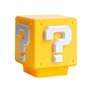 lot 6148 image: zuduoeoa Super Bros Mushroom Lamp, Question Block Night Light, Bedside Lamp with Game Coin Sound Effect, for Childrenfts Room Decoration, Birthday Gifts for Boy Girls Kids
