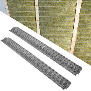 lot 6185 image: 200 Pcs 16inch Insulation Support - Wire Insulation Support Wire, 1095 Carbon Steel Metal Insulated Wires (1095, 16 inch)