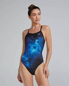 lot 6188 image: TYR Womenfts Durafast Elite Diamondfit Swimsuit, BlueStarborne, 32