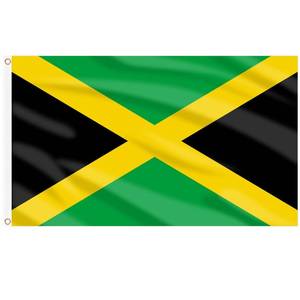 lot 6203 image: AhfuLife Jamaica Flag Jamaican Flag 3x5 Ft, Large Jamaica National Flags for Outside - Double Side with Brass Eyelets for Jamaican Party Decorations, Bar Garden Street Decoration Indoor Outdoor