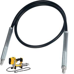 lot 6286 image: DCGG5703-42 Grease Gun Hose Kit for 20v Max Cordless Grease Gun, 18in NPT 42in Flexible Grease Hose Extension-WCoupler