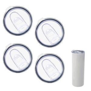 lot 6291 image: A4 Pack Tumbler Lid Compatible with Hogg 20oz, Spill-proof and Splash-resistant Silicone Sliding Covers Fit for Hogg Tumbler Replacement Lid