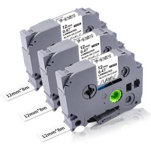 lot 6334 image: Lonitul 3-Pack TZ Tape 12mm Clear Replacement for Brother TZe-131 TZ-131 P Touch Label Tape 12mm 0.47 Laminated Black on Clear Label Maker Tape Work for Brother Ptouch PT-D600 PT-D200 PT-D210 PT-D400