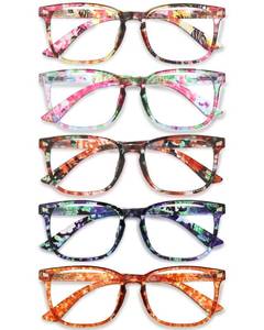 lot 6345 image: CCVOO Reading Glasses for WomenMen, Eyeglasses, Blue Light Readers for WomenMen, Computer Eye Glasses, Cheaters