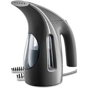 lot 11175 image: HiLIFE Steamer for Clothes, Portable Handheld Design, 240ml Big Capacity, 700W, Strong Penetrating Steam, Removes Wrinkle, for Home, Office(ONLY FOR 120V)-Black